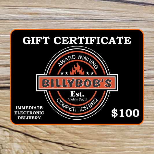 (GC4) BillyBob's $100 Gift Card