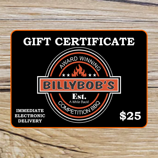 (GC2) BillyBob's $25 Gift Card